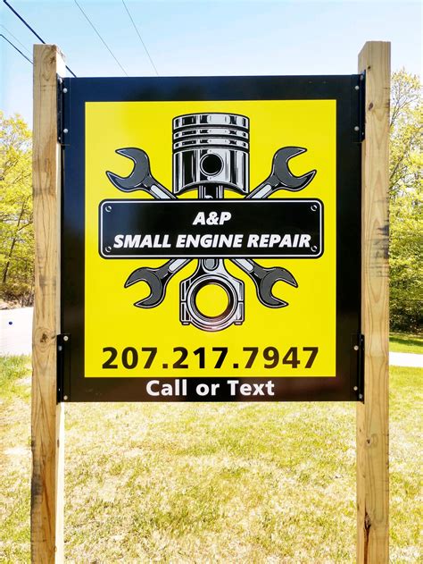 Image result for Small Engine Repair Sign Design
