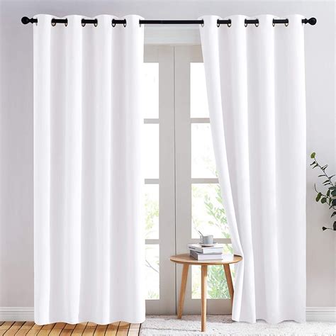 Buy FRESH FROM LOOM Blackout Door Curtains 7 Feet Set of 2 | Plain ...