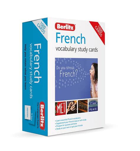 Berlitz Vocabulary Study Cards French (Language Flash Cards) (Other ...