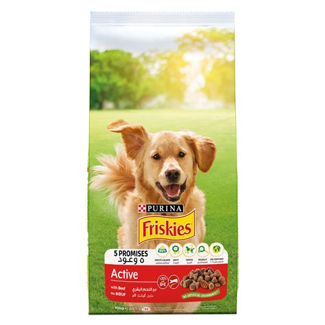 Purina Friskies Active Dog Food with Beef 10 kg Online at Best Price ...