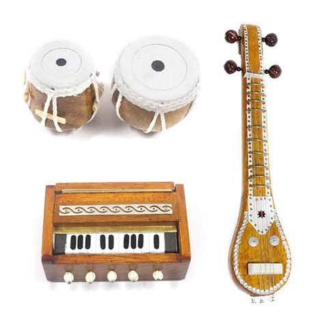 Buy India Meets India Handicraft Miniature Musical Instrument Fridge ...