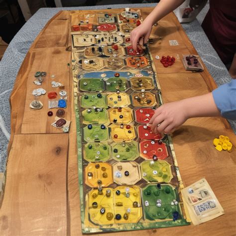 two players playing catan