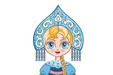 Русский народный кокошник рисунок - 73 фото