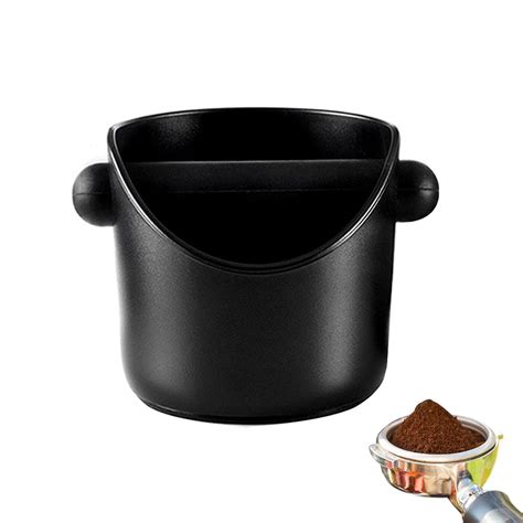 Gobesty Knock Box Coffee Knock Box Rubber Coffee Grounds Container ...
