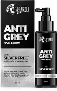 BEARDO Anti Greying Hair Serum 50ml For Men | SILVERFREE | Natural Hair ...