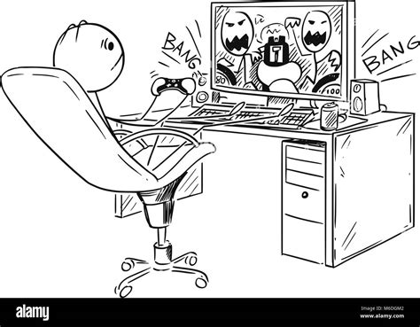 Computer Game Cartoon 的图像结果