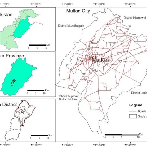 Image result for Multan City Map