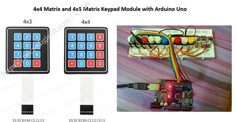 Image result for 8X8 Matrix and Keypad with Arduino