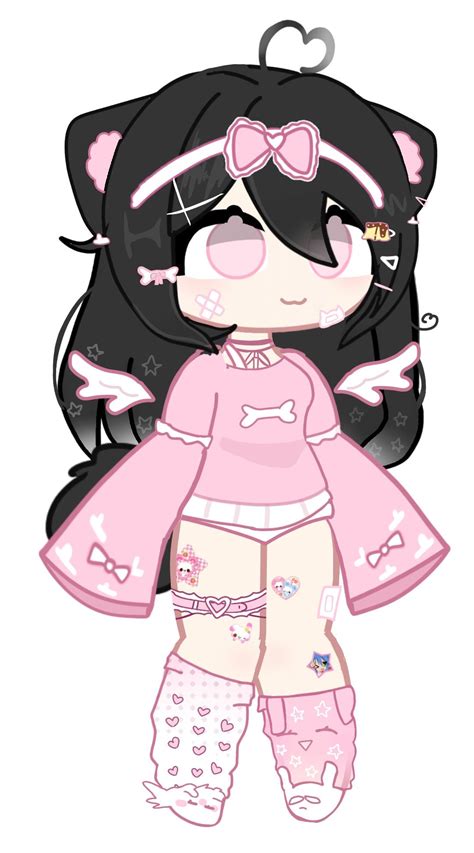 Kuzukawa my gacha oc | Chibi body, Cute cartoon drawings, Animation art character design