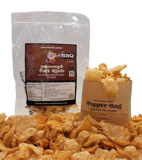 Amazon.com: Premium Microwave Pork Rinds (Barbecue), 1 Ounce (Pack of 10)