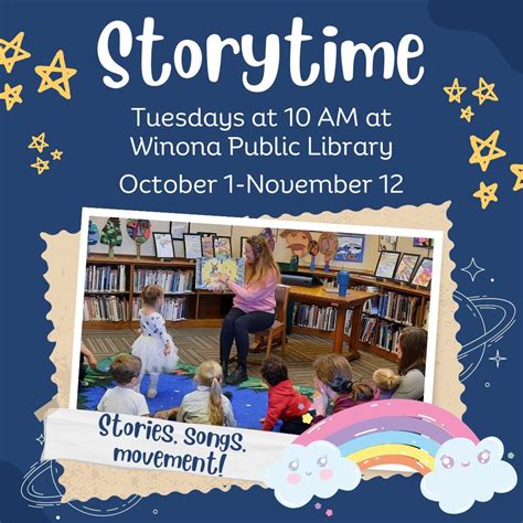 Storytime | Winona Public Library | October 15, 2024