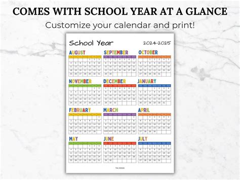 Free Printable 5 Year Calendar Template for Easy Planning