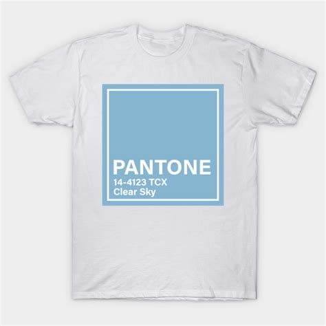 PANTONE 14-4123 TCX Clear Sky - Pantone 14 4123 Tcx Clear Sky - T-Shirt ...