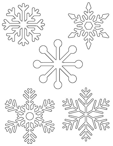 Image result for Simple Snowflake Patterns Printable