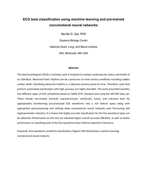 Image result for ECG Classification Using Machine Learning