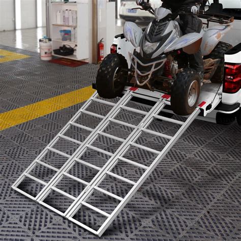 Extra Wide Tri-Fold ATV Quad Dirt Bike Folding Loading Ramp