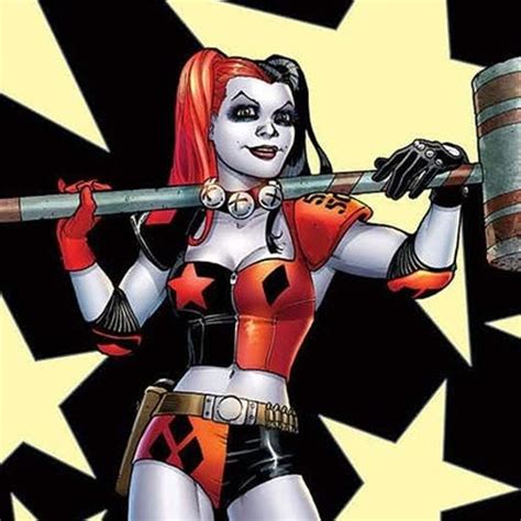 Harley Quinn Black And Red Outfit Cartoon at Laurie Hunter blog