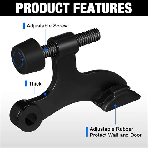 Buy 48 Pieces Hinge Pin Door Stops Satin Brushed Door Stopper ...