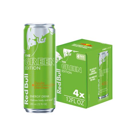 Red Bull Summer Edition Curuba Elderflower Energy Drink, 12 Fl Oz, Pack ...