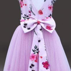 Kids Birthday Party Gown / Lavender Flower Girl Dress