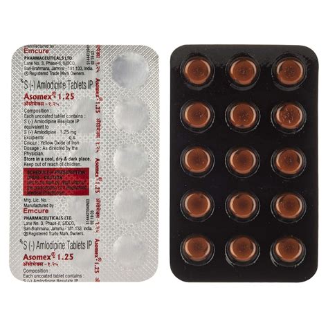 Asomex 1.25 - Strip of 15 Tablets : Amazon.in: Health & Personal Care
