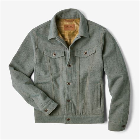 Montana Wool Denim Trucker Jacket Line of Trade | Bespoke Post