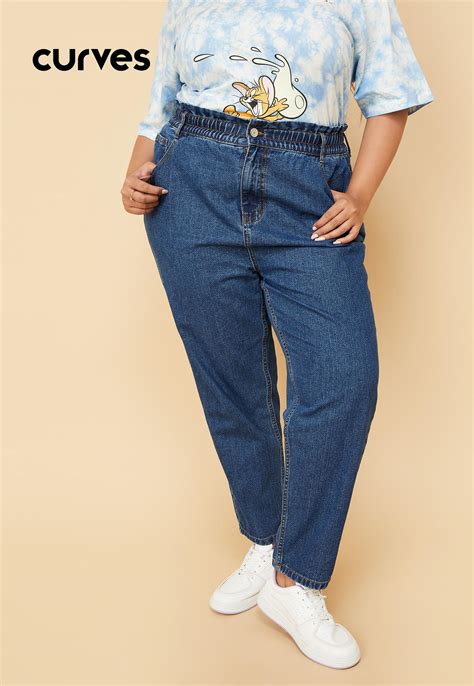 Buy Women Mom Fit Solid Jeans Online at just Rs. 1499.0 - 1000013415593 ...