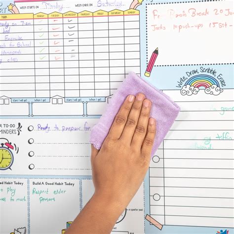 PepPlay Activity Mat- Planner (Blue) | The Mom Store