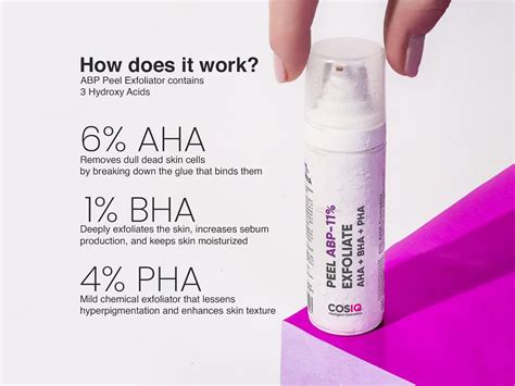 Buy CosiQ ABP-11% AHA + BHA + PHA Gentle Exfoliating Peeling Solution ...