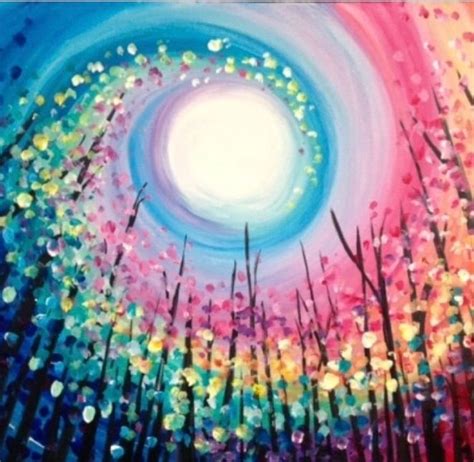 Pastel Moon Acrylic Canvas Painting Event at The Brewhouse, Lichfield ...