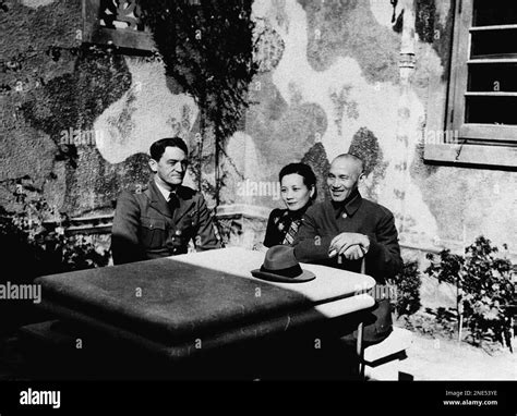 Brigadier-General Claire Lee Chennault, left, the Commander of the ...