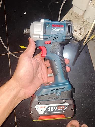 BOSCH GDS 18V-350 Cordless Impact Wrench for Car & Professional Use ...