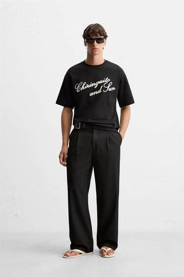 Men´s Black T-shirts | Explore our New Arrivals | ZARA India