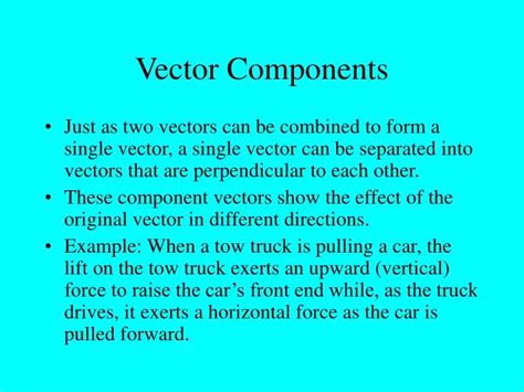 Vector Components 的图像结果