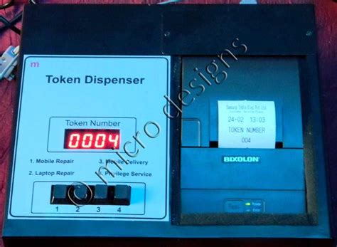 micro designs - Token Dispenser / Token Printer