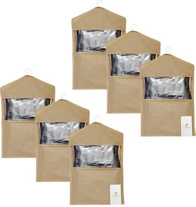 HomeStrap Set of 6 Hanging Saree Covers / Clothes Storage Bag ...
