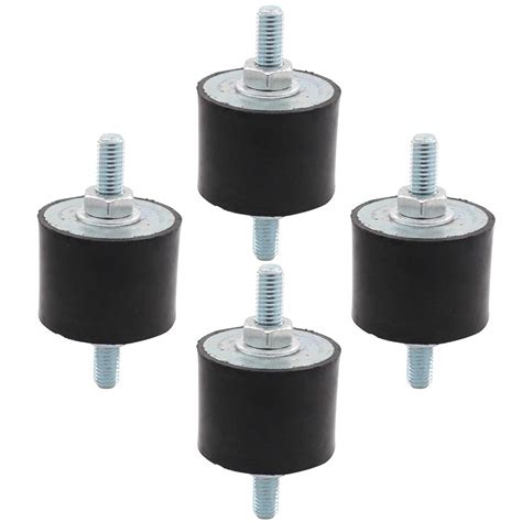 XtremeAmazing Rubber Double Stud Shock Absorber M8 Anti-Vibration ...