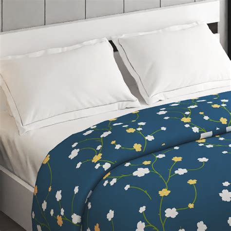 Buy Corsica Gulmohar Floral Print Double Comforter from Corsica by Home ...