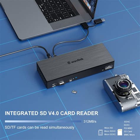 WAVLINK 18-in-1 Quad Monitor USB C Docking Station India | Ubuy