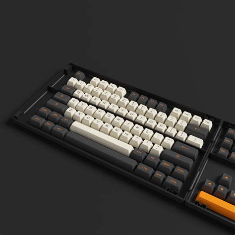 YUNZII AKKO Carbon Retro 157 Keys PBT Double Shot ASA Profile Keycap ...