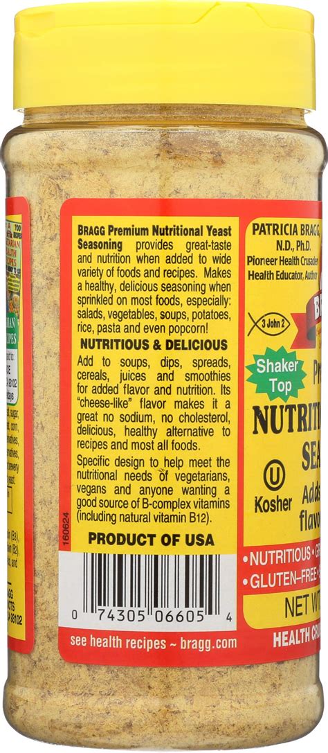 Bragg Nutritional Yeast Seasoning – Vegan, Gluten Free Cheese Flakes ...