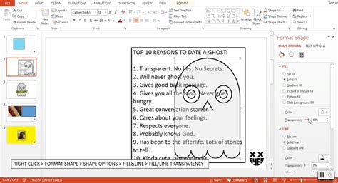 Image result for How to Set Transparency in PowerPoint
