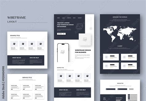 Website Page Layout Design 的图像结果