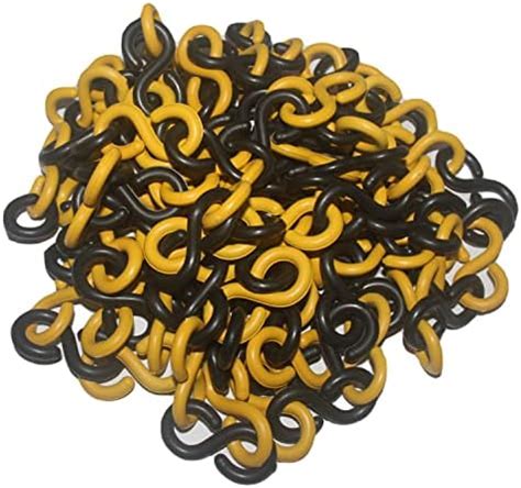 LADWA 5 meter, S Hook Type Plastic Safety Barrier Cone Chain for ...