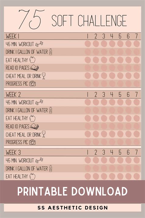 75 soft challenge 75 day soft challenge 75 soft challenge pdf 75 soft ...