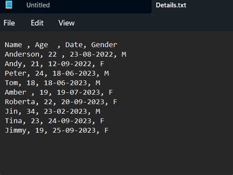 How to Make Python Read a Text File 的图像结果