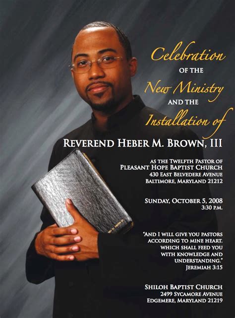 Image result for Example of Pastor Installation Service