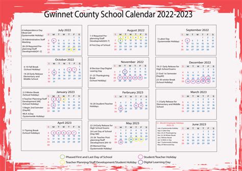 Gwinnett County School Calendar 2022 To 2023 2025 - Schoolcalendars.net