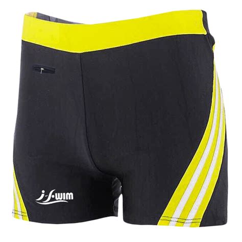 Mens Swimming Costume IS-002 Black/Yellow (3XL) : Amazon.in: Clothing ...
