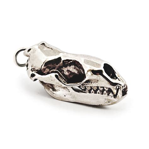 Leopard Seal Skull Pendant by Fire & Bone